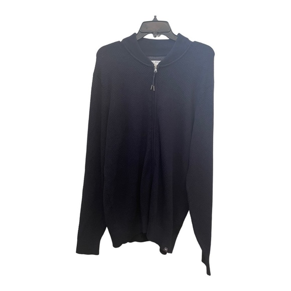 BRAX JOSHUA Full Zip Sweater in navy blue - Picture 11 of 14